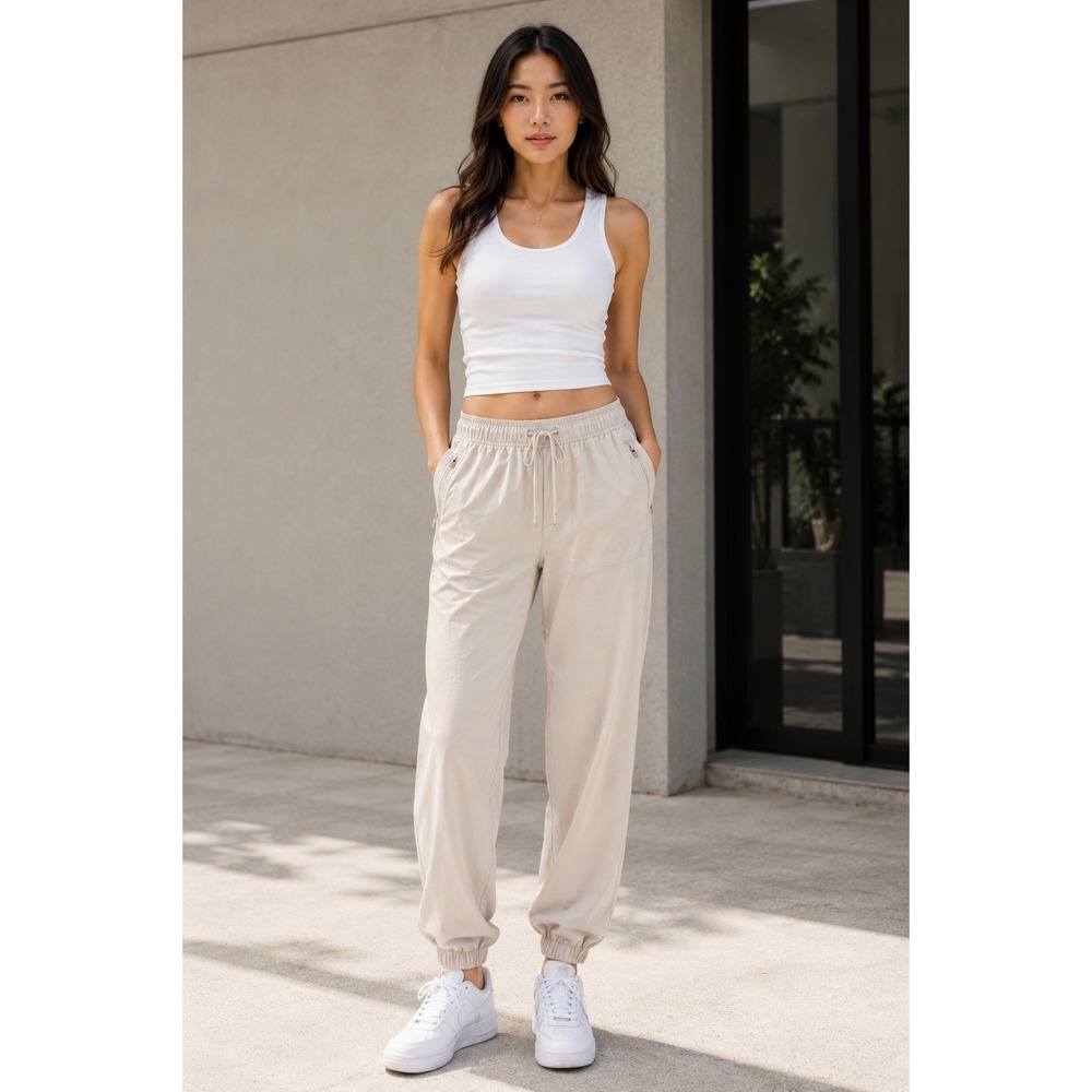 Spyder Active Pants Women's Sz Large Jogger Sweatpants Drawstring Active Stretch